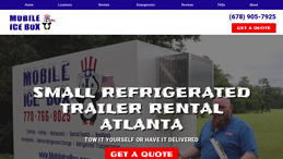 Small Refrigerated Trailer for Rent
