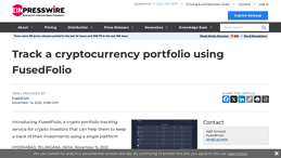 Track your cryptocurrency portfolio